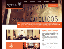 Tablet Screenshot of abogadoscatolicos.org